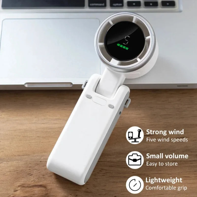 TurboBreeze Handheld Fan
